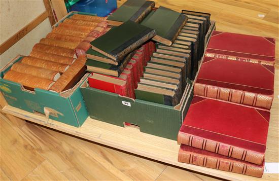 A collection of books, including The Waverley Novels (Melrose edition), 25 vols,